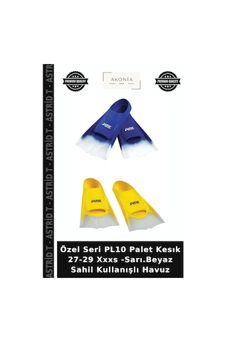 Özel Seri Pl10 Palet Kesık 27-29 Xxxs -sarı.beyaz Sahil Kullanışlı Havuz
