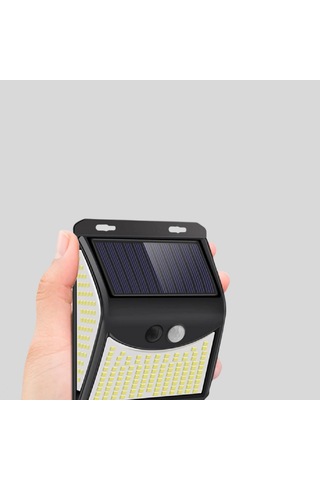 Güneş Enerjili Sensörlü Led Duvar Lambası Ip65 Dış Mekan Aydınlatma