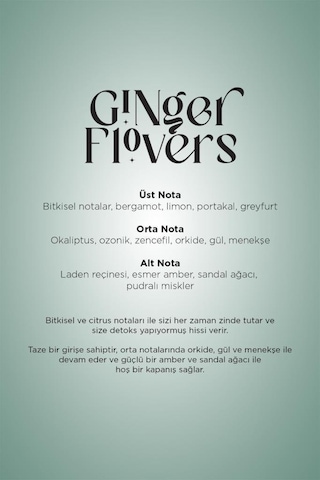 Carpex Ginger Flowers 50 Ml. Classic Seri Micro Makine Koku Kartuşu 6 Adet Ginger Flowers