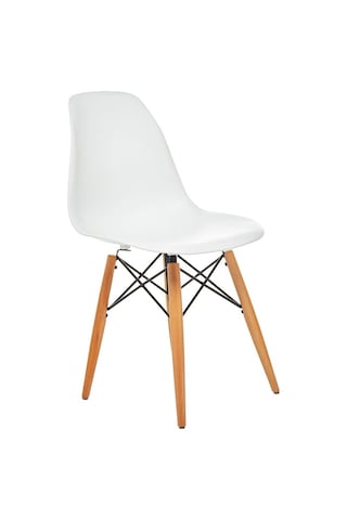 Seduna Eames Sandalye | Natural Ahşap Ayaklı