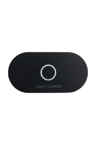 Sandwich Qi Uyumlu Kablosuz Şarj Aleti 5w-10w Hızlı Şarj, Siyah, Aşırı Gerilim & Akım Koruması, Led Göstergeli Şarj Cihazı