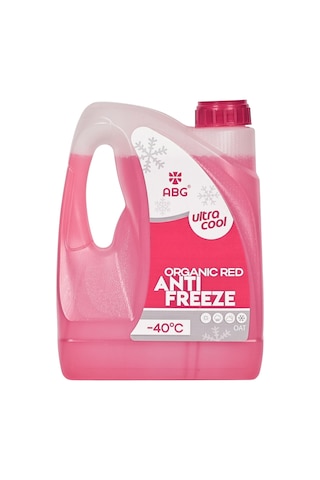 ABG Antifriz Kırmızı Organik-40°C 3 L Ultracool -2025 Üretim