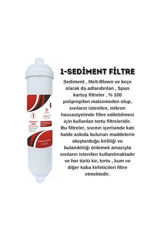 Kapalı Kasa Su Arıtma Cihazı 6 filtre 10 Aşama Filtre Seti
