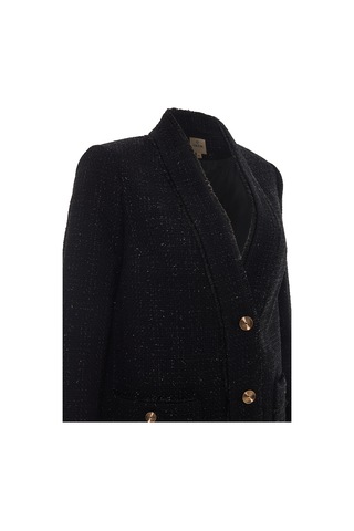 Aker 24aw18181111 Küçük Beden Kap 24aw18181111 002 Siyah Siyah
