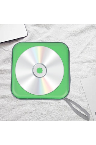 Suntek Cd Kutusu Dvd Saklama Taşıma Çantası Medya Yeşil