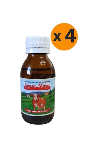 Süper Maya Peynir Mayası 4 x 100 ML