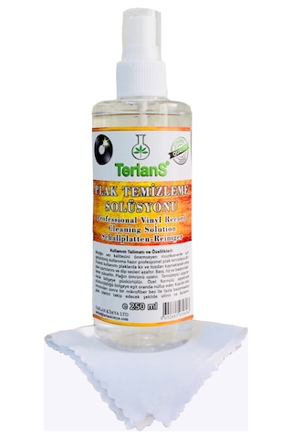 Terlans Plak (Pikap) Temizleyici 250Ml+ Mikrofiber Temizleme Bezi
