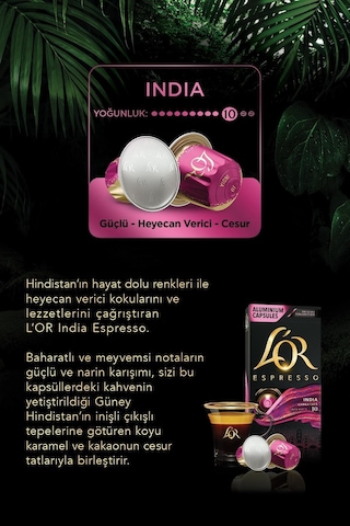 L'or Espresso Origin India Fırsat Paketi 3 x 10 Kapsül