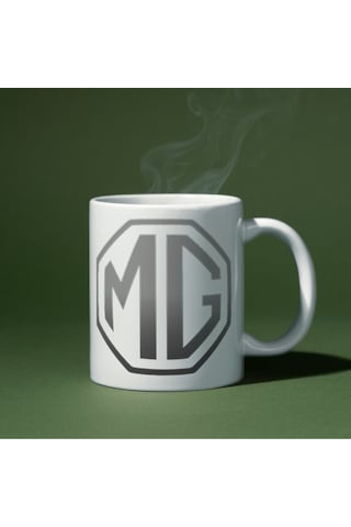 Applucky Mg Logo Tarihçesi Baskı Kupa Bardak Beyaz