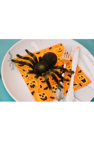 İthal Lüks Halloween Parti Peçete Halloween 20li 33 33 Diğer