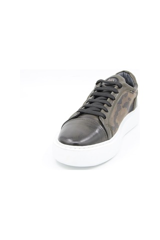 Luciano Bellini E3718 Erkek Casual Ayakkabı - Kamuflaj Desen Haki