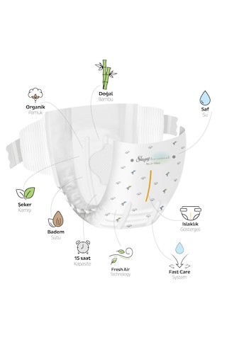 Sleepy Bio Natural Premium Plus Gross Paket Bebek Bezi 6 Numara Xlarge 100 Adet