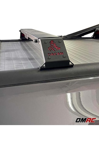Toyota Hilux 2015-2026 Uyumlu Araca Özel Dakar Kasa Üstü Ara Atkı Rollbar İçin Siyah 130-177 2 Parça