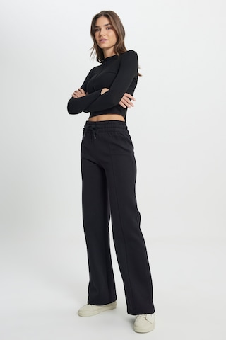 Wrangler Regular Fit Normal Kesim Geniş Paça Antrasit Sweatpant Eşofman Altı W242770XV6 Siyah