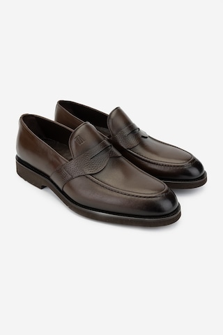 Valmenti Erkek Hakiki Deri Kahverengi Loafer Ayakkabı 722 21816 Erk Ayk Sk24-25 Kahve Kahverengi