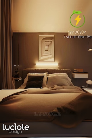 Led Abajur Aplik Gece Lambası Rgb Lambader 16 Renkli Uzaktan Kumandalı Işık 4 Animasyonlu 74728440