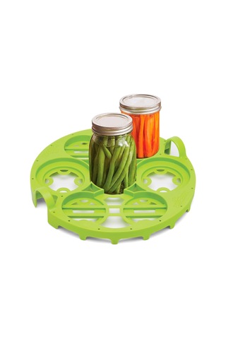 To Table Çift Konserve Rafı, Naylon, Veya Pint Boyutları 11,5 X 11,5 X 2 Bakır