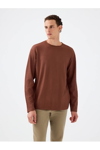 Loft Kahverengi Erkek Sweatshirt Lf2037183 Kahverengi