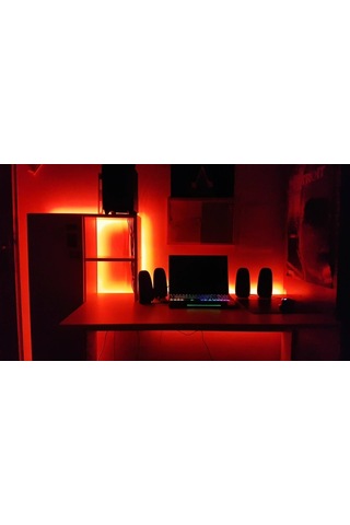 Tek Çipli İç Mekan Şerit Led -5- Metre KIRMIZI RENK