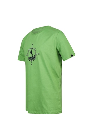 2as Alex Baskılı Erkek Sıfır Yaka T-shirt Yeşil
