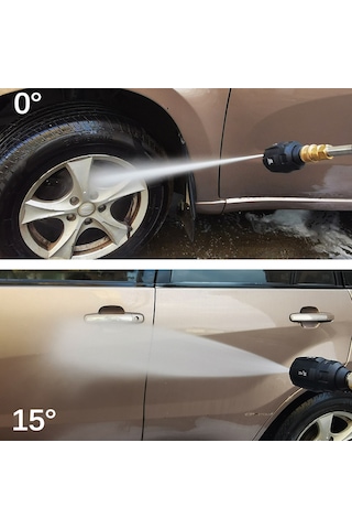 Padalink 5 Farklı Etki Modlu Yüksek Basınçlı Araba Yıkama Süpürgesi Ucu - 1/4 Hızlı Bağlantı Evrensel Sprey Başlığı