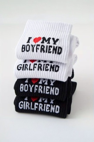 Hitit Socks Unisex 4 Çift Sevgili Çorabı Hediyelik Günlük Kul... Çok Renkli