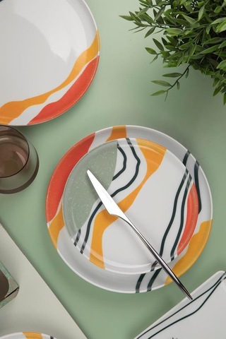 Kütahya Porselen Moderna Estate 18 Parça 6 Kişilik Yemek Takımı - Outlet