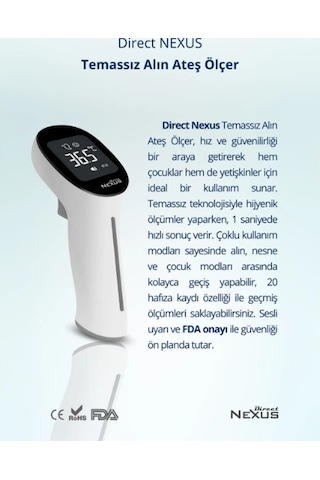 Direct Nexus Infrared Ateş Ölçer Yeni -12458