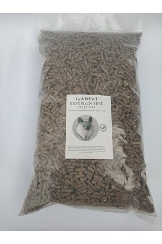 Goldmind Kemirgen Yemi. Cp Pelet Yem Tavşan, Chinchilla, Ginepig Ve Hamster İçin Pelet Yem 1 Kg