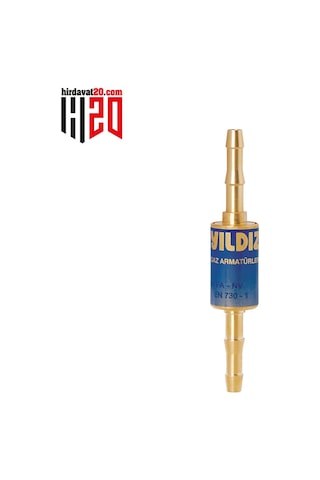 Yıldız Alev Emniyet Valfi Hortum Arası Için Oksijen Gaz - 1028