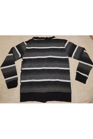 Yokyok-Store Rele Jeans Çizgili Hırka Çok Renkli
