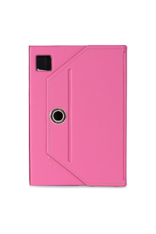 Velvoria Apple İpad 9. Nesil 10.2 Tablet Uyumlu Standlı Üniversal Kapaklı Pembe Tablet Kılıfı