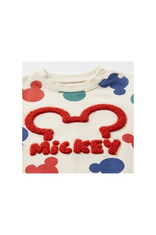 Omeca Concept Mickey Desenli Bebek 2 Li Sweatshirt Eşofman Takımı turuncu