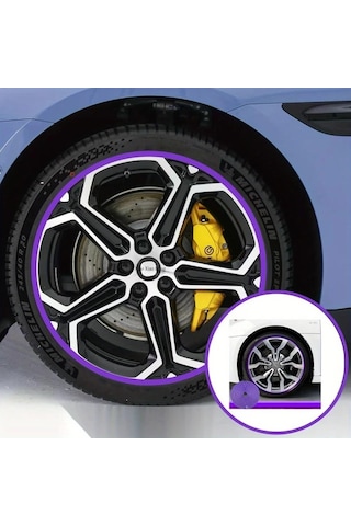 Willowhaven 1 Adet 8 Metre Mor Jant Koruması Lastik Şeridi