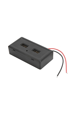 Reedark 12-24v Evrensel Araç Usb Şarj Paneli, 3.1a Çift Usb Girişi, Su Ve Toz Dayanıklı Abs Malzeme, Karavan Ve Otobüs İçin Uyumlu Mavi Işık
