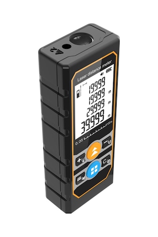 Maiyame Te100 Lazer Ölçüm Cihazı, 100m Mesafe, Açı Sensörlü, Metre/fut/inç Birimleri, Alan/hacim/iki Köşegen Modları Pil Dahil Değil