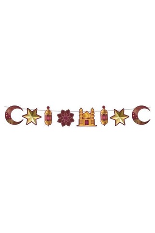 Dekoratif Banner Ramazan Bordo Gold 160cm Diğer