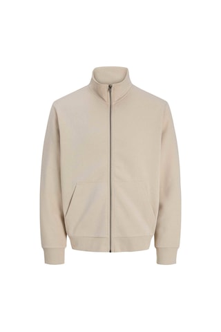 Jack & Jones Jjebradley Sweat Zıp Hn Noos Bej