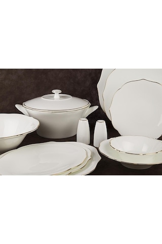 Mikasa Moor Bellini Gold Yemek Takımı 74 Parça 12 Kişilik