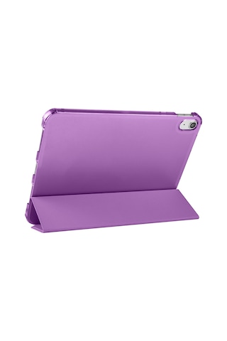 Apple Uyumlu iPad, A16 11.nesil 2025 Smart Folio Cover Akıllı Uyku Modlu Pu Deri Standlı Tablet Kılıfı Kapaklı Kılıf