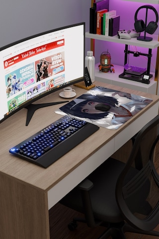 Noragami Kaymaz Dikişli Kauçuk Oyuncu Mousepad V1 - 48x40 Xl Gaming Mouse Pad Fare Altlığı