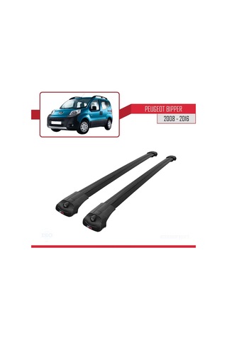 Peugeot Bipper 2008-2016 Arası İle Uyumlu Ace-1 Ara Atkı Tavan Barı Siyah