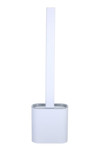 Shineyee Beyaz Tpr Tüy Lüx Tuvalet Fırçası - Zırhlı Köşeleri Temizler, Yırtmaz, Ventileli Tutucu İle Yerüstü Modelleri