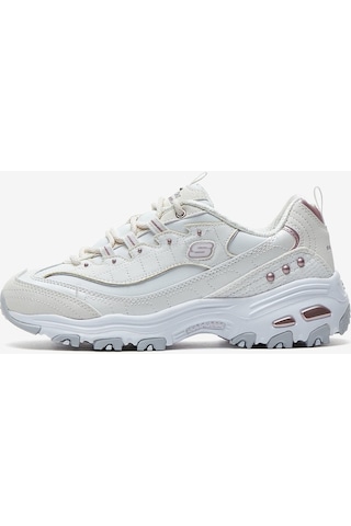 Skechers D'lites Kadın Sneakers - Beyaz 149267 WLV Beyaz