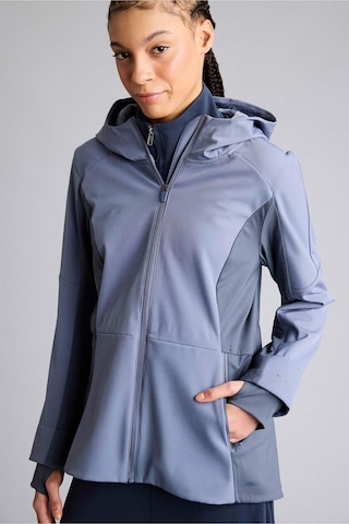 Defacto Su İtici Slım Fıt Kapüşonlu Fermuarlı Softshell Mont G0237ax26spın50 İndigo-ın50