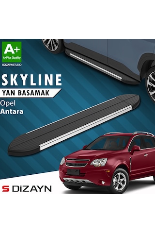 S-dizayn Opel Antara Skyline Krom Yan Basamak 183 Cm 2006-2015 A+ Kalite