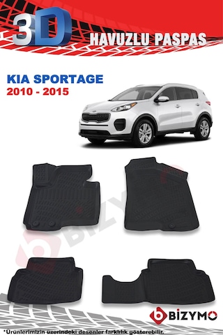 Kia Sportage 2010-2015 3D Paspas Takımı Bizymo