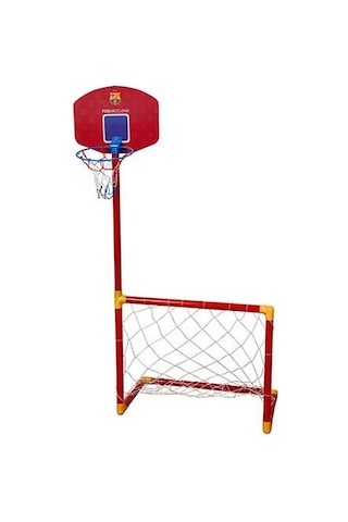 Matrax Oyuncak Fcbarcelona Pota Kale 2si 1 Arada - Futbol Kalesi / Basket Potası