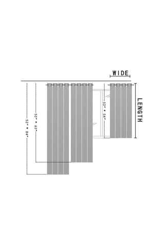 Novahub Festnight Karaoutma Perdeleri - Termal İzolasyonlu Oda Karanlıklaştırıcı 2 Parça Diğer