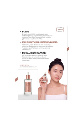Pdrn +hücre Teknolojisi Bariyer Onarıcı Kırışıklık Karşıtı Beyazlatıcı &nemlendirici Esans 50ml